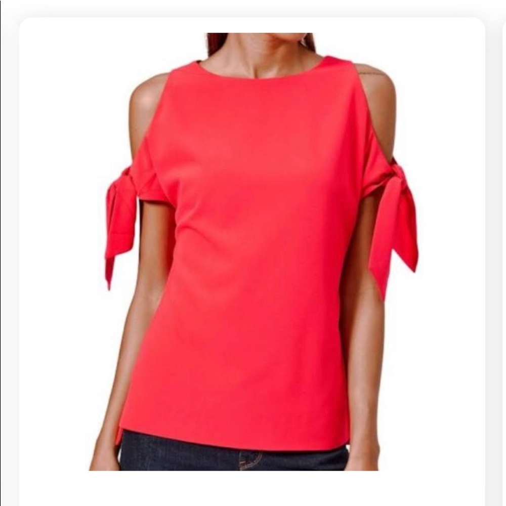 Ted Baker Size 2 Salmon Blouse